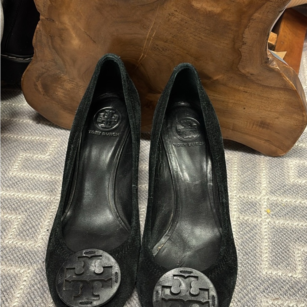 Tory Burch Black Wedges Heels